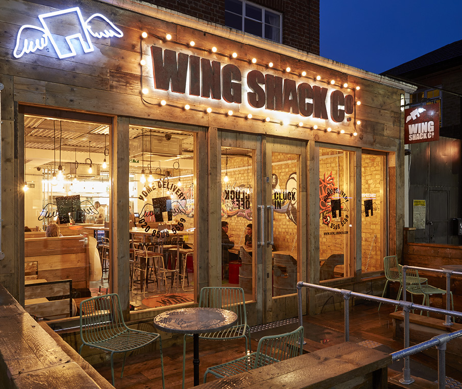 Exterior of Wing Shack Co